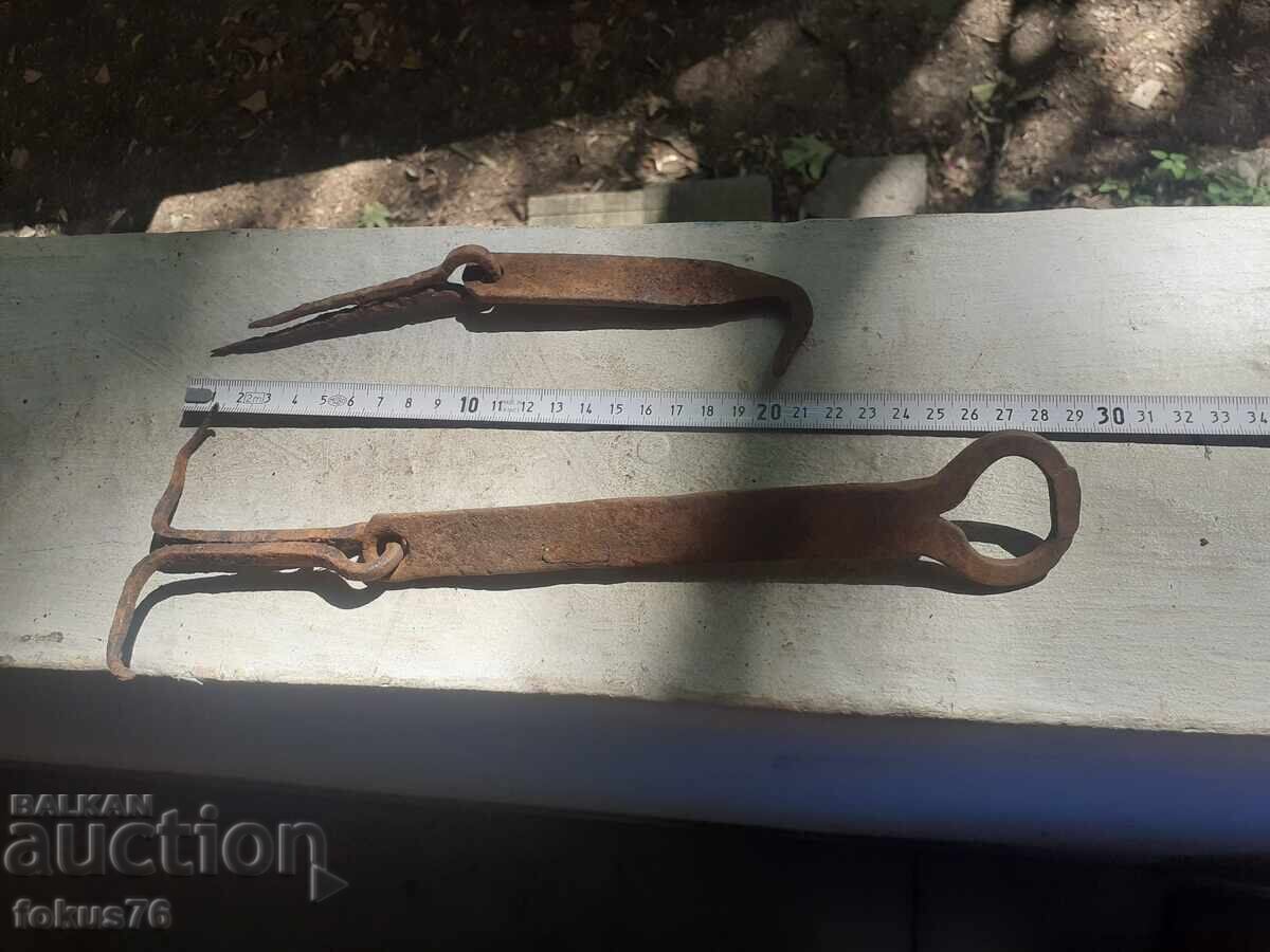 Vechi zăvoare forjate, zăvor, mânere pentru uși, porți - 6