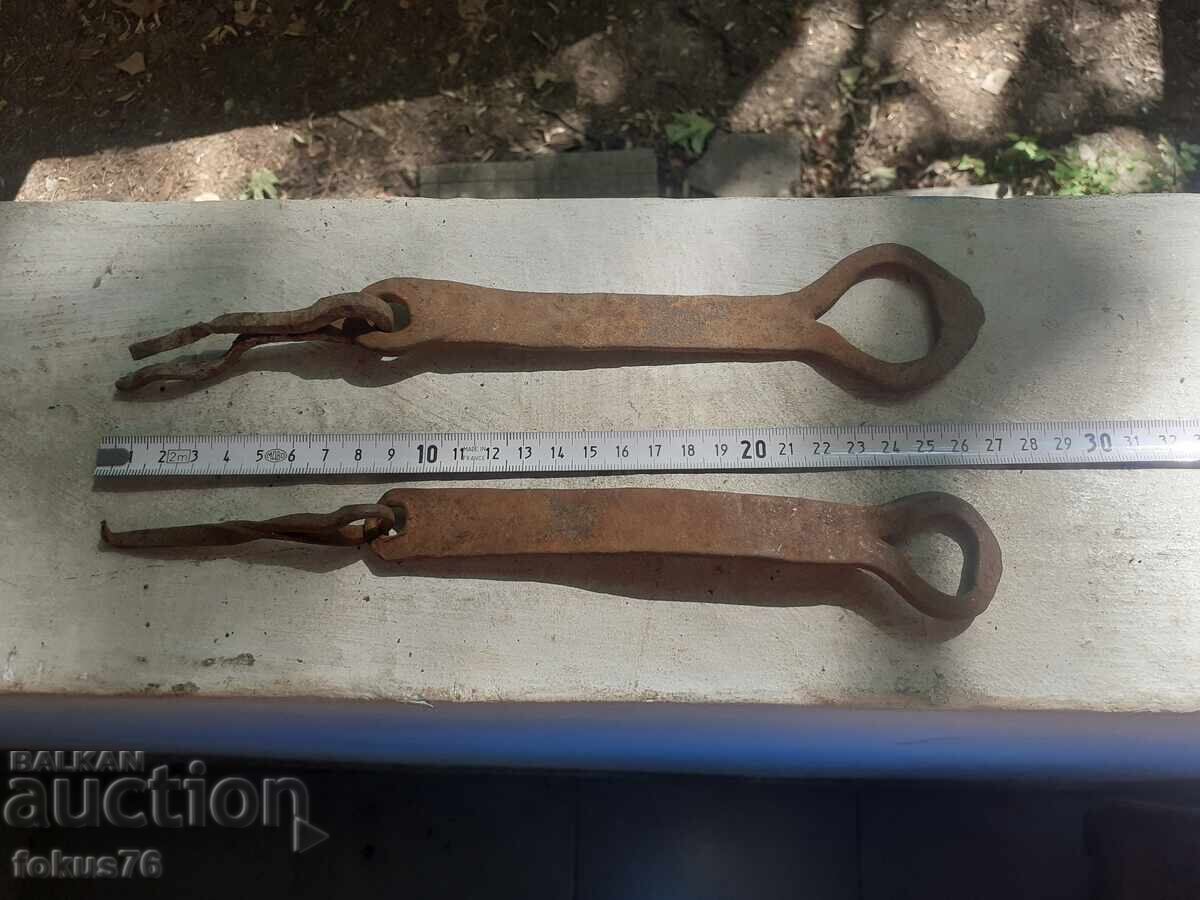 Vechi zăvoare forjate, zăvor, mânere pentru uși, porți - 5