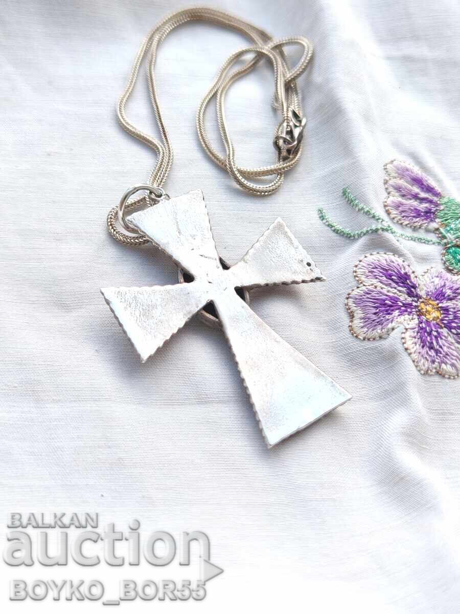 Antique Silver Italian Cardinal's Cross with price 115.00 BGN | € 58.80