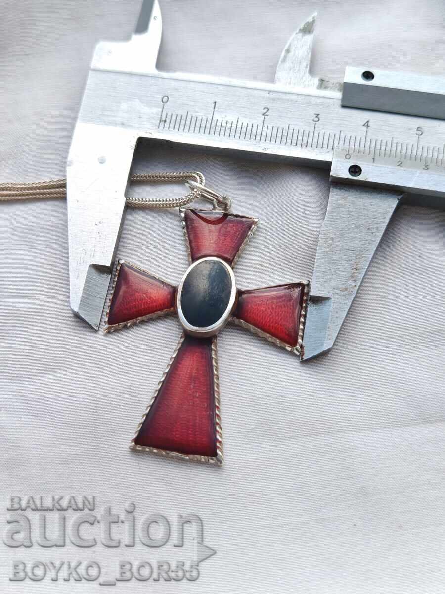 Delivery of Antique Silver Italian Cardinal's Cross