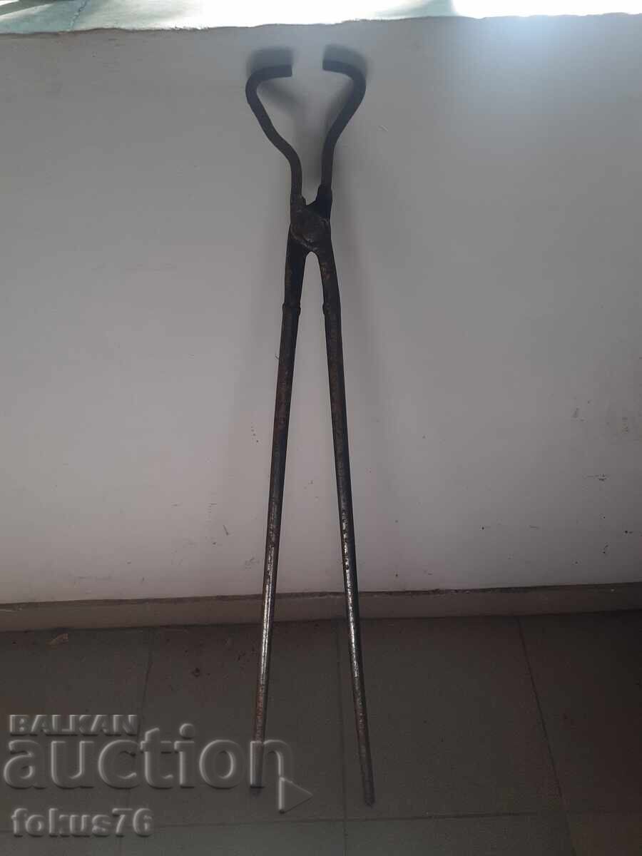 Old forged blacksmith tongs with long handles with price 39.00 BGN | € 19.94 Old forged blacksmith tongs with long handles with price 39.00 BGN | € 19.94