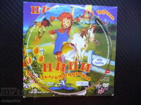 Pipi Ciorap Lung DVD film Astrid Lindgren maimuță cal