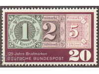 1965. ГФР. 125-годишнина от първата германска пощенска марка