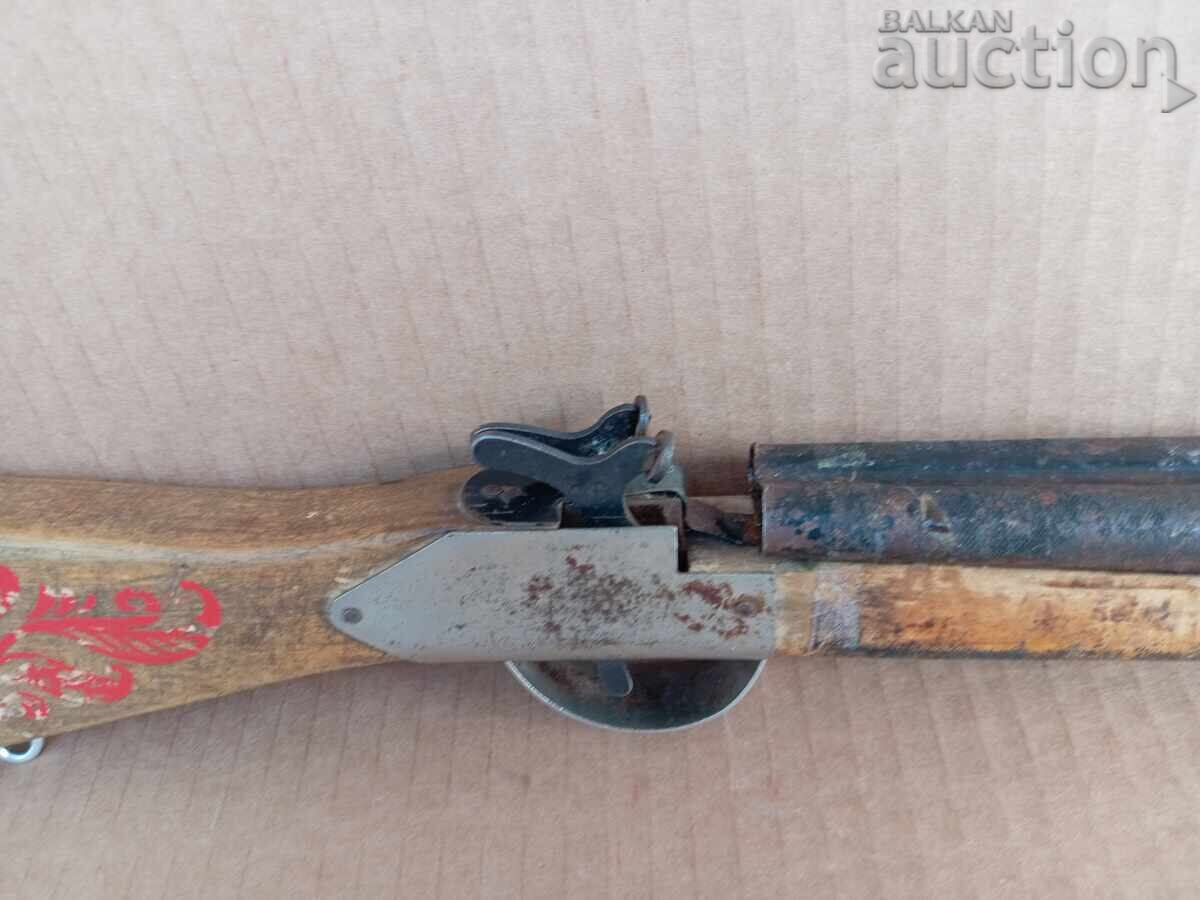 Hunting rifle tin toy 60s 70s - 5