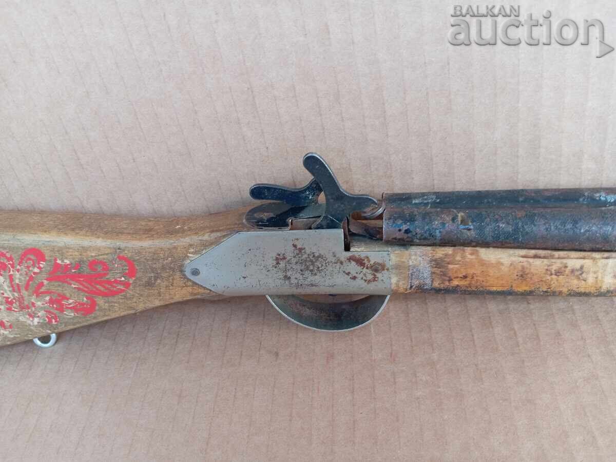 Hunting rifle tin toy 60s 70s - 6