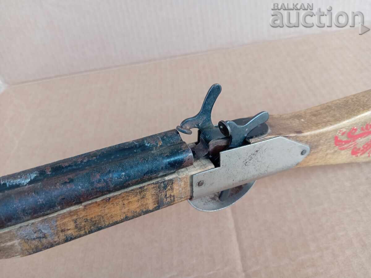 Hunting rifle tin toy 60s 70s - 7