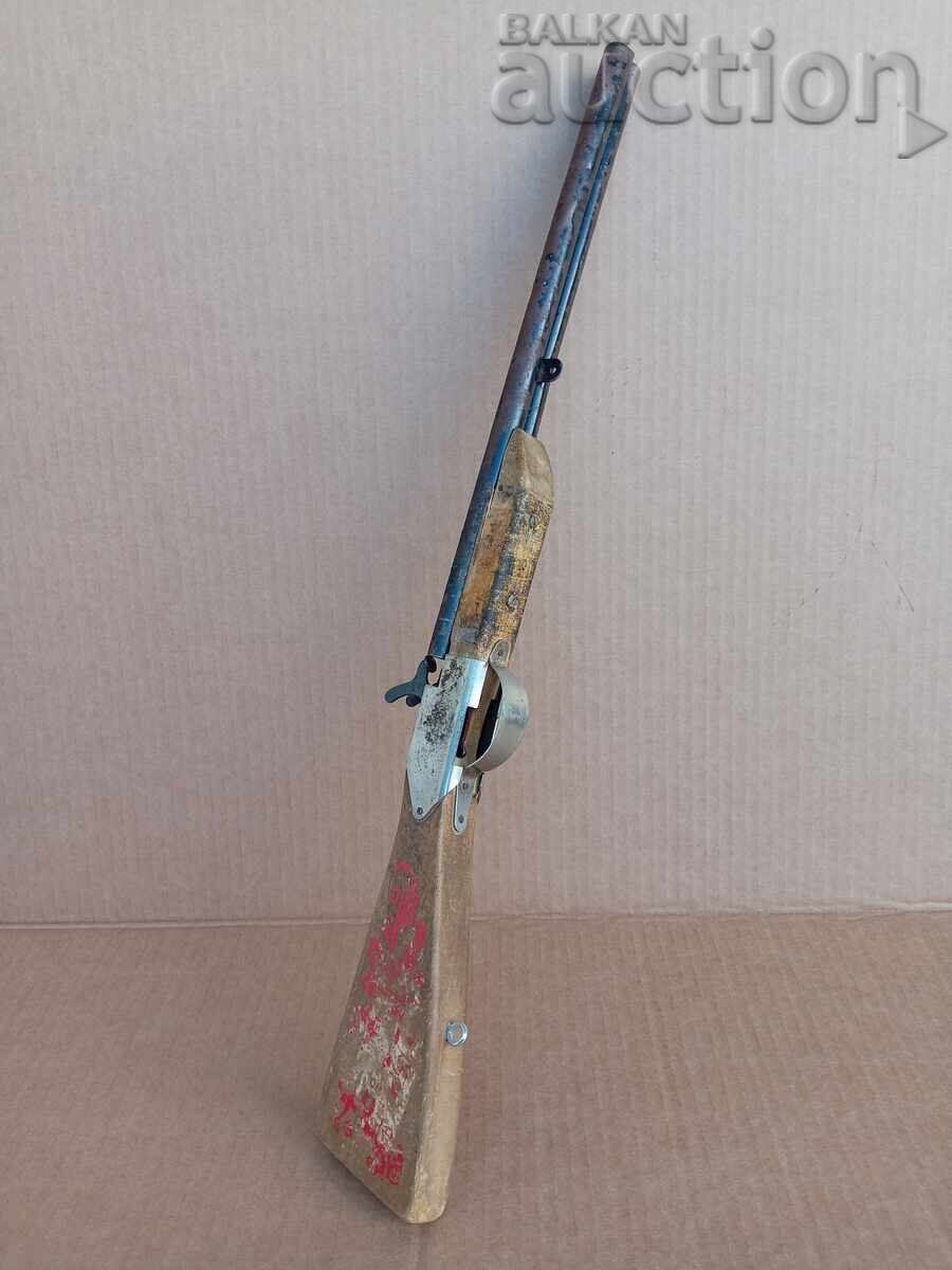 Hunting rifle tin toy 60s 70s