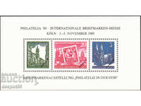 1989. RDG. Expoziție filatelică °PHILATELIA°89 - Köln. Bloc