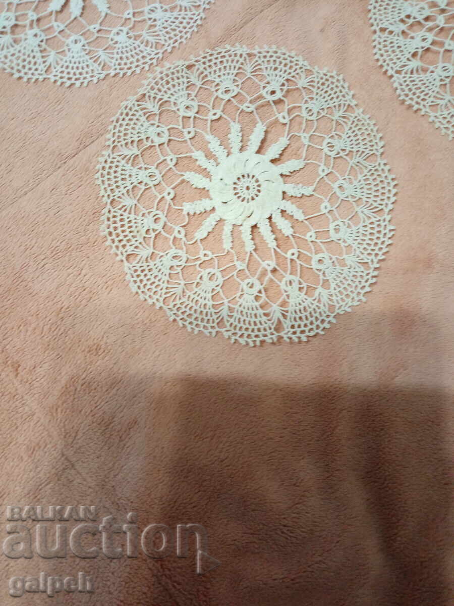 NAPKINS ON ONE HOOK - 4 pcs. - diameter 17 cm with price 22.00 BGN | € 11.25