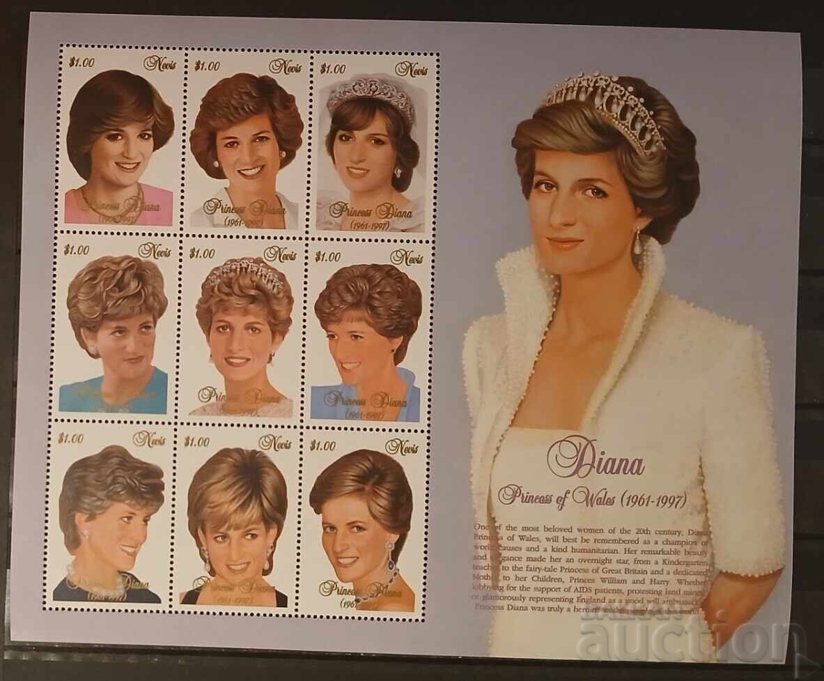 Невис 1997 Личности/Лейди Даяна MNH