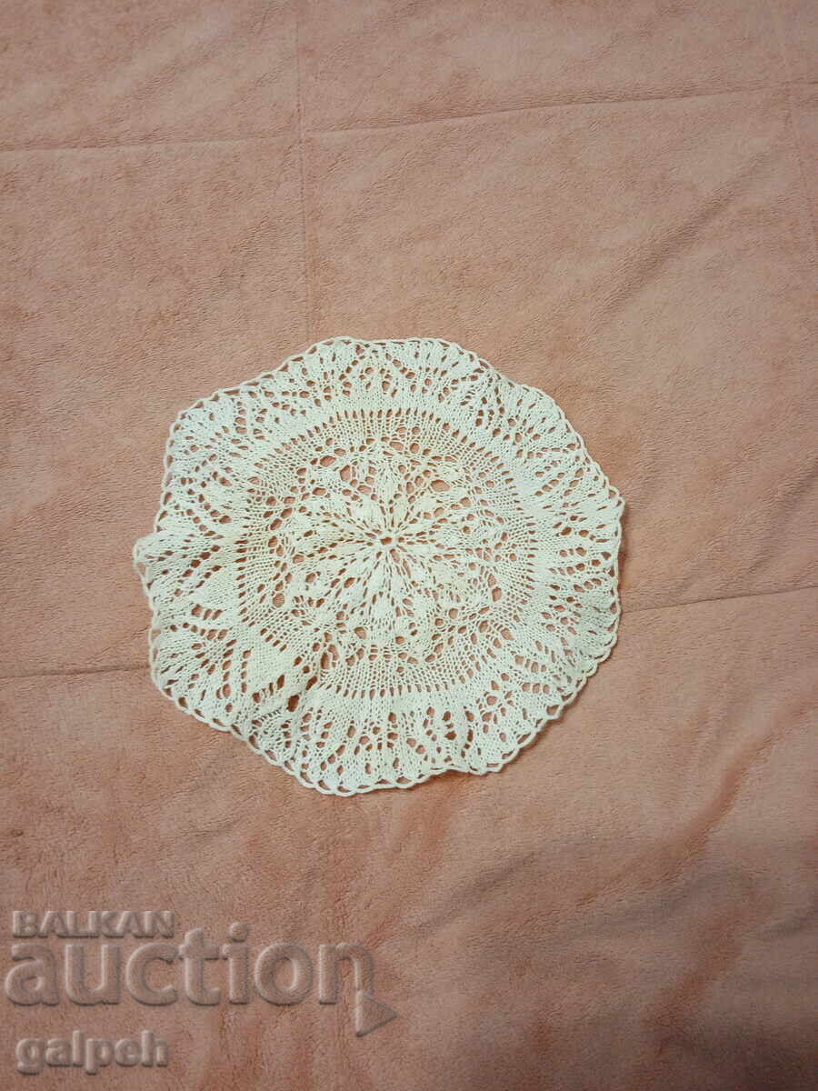 CROCHETED DOILY - 1 pc. - DIAMETER - 26 cm