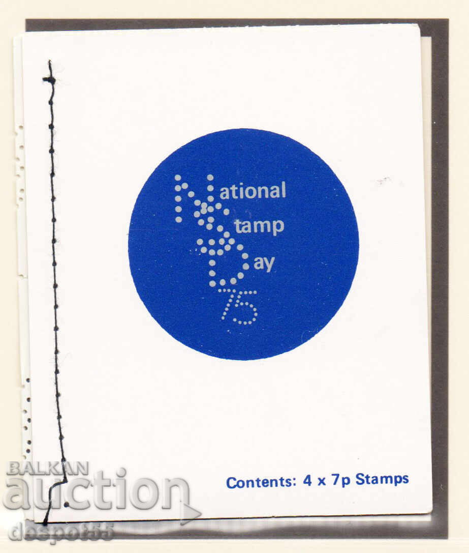 1975. Marea Britanie. Ziua Timbrului Poștal. Carnet cu preț 4.50 BGN | € 2.30