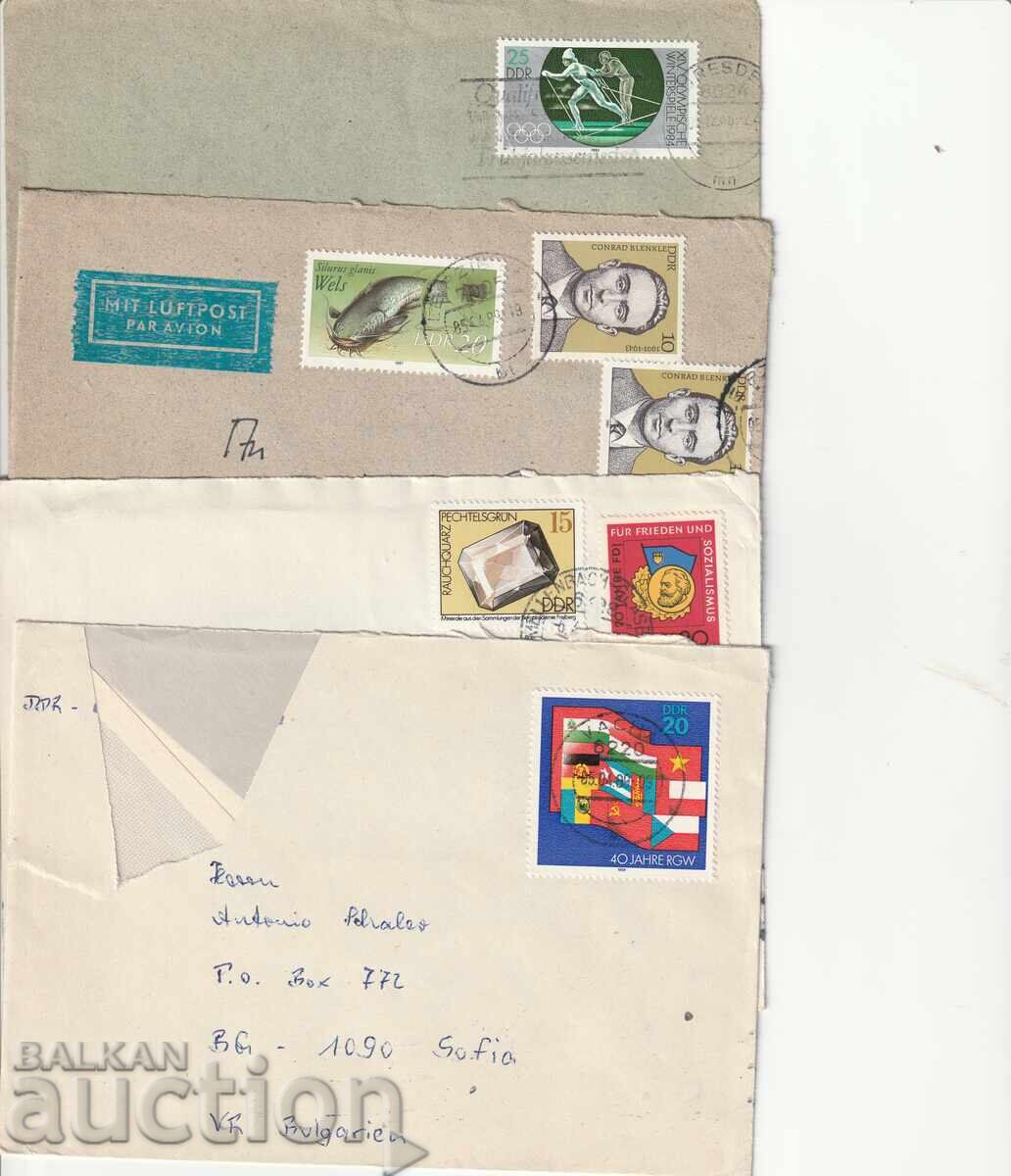 GDR P.P. traveled 4 pcs