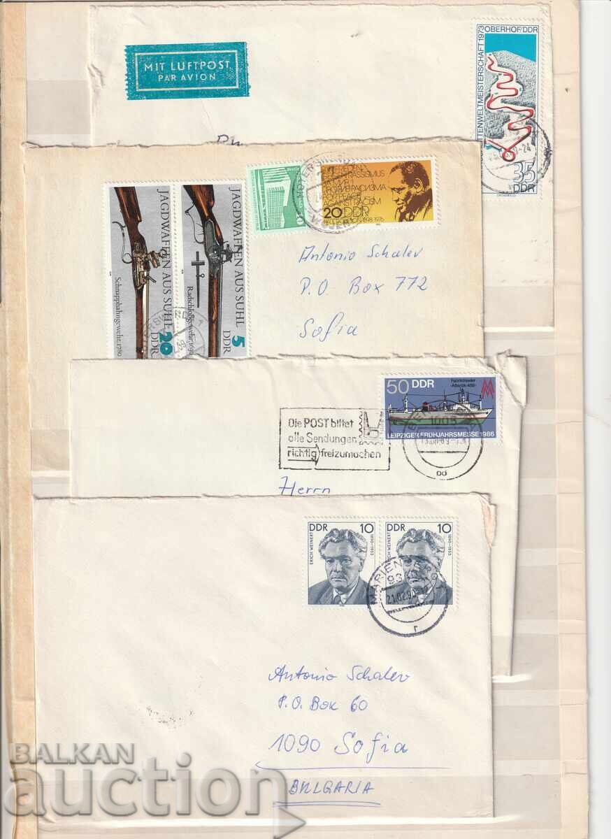 GDR P.P. traveled 4 pcs GDR P.P. traveled 4 pcs