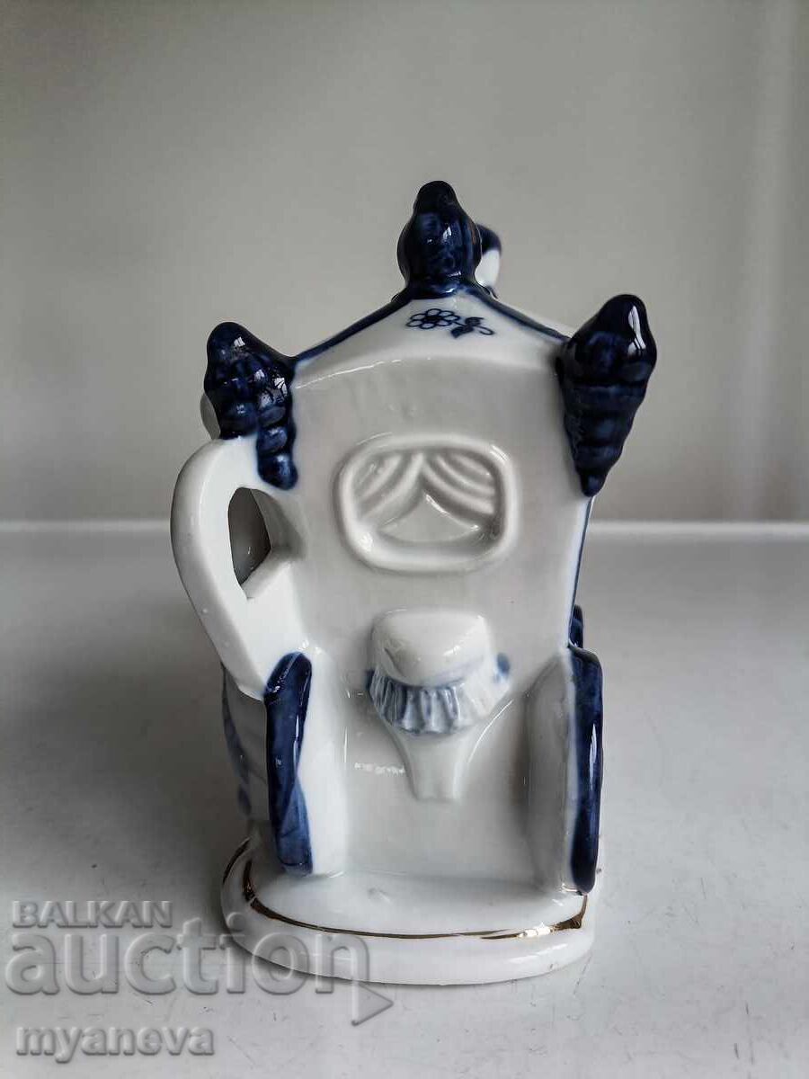 Πορσελάνινο, αγγλικό ειδώλιο πριγκίπισσας σε άμαξα - 6