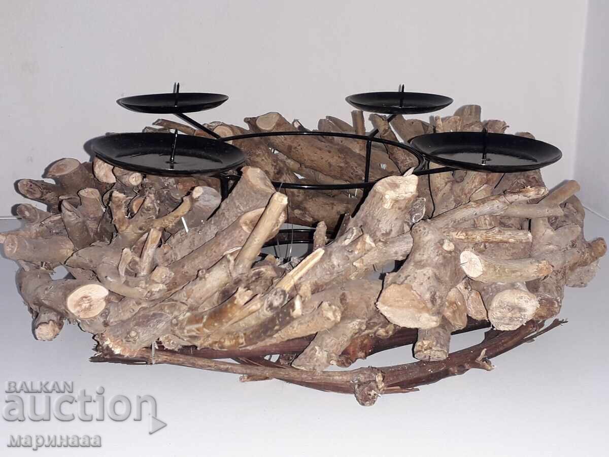 MARE COROANĂ MASIVĂ NOUĂ. SFEȘNIC - 5