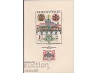 1968 Cehoslovacia. 50 g. pe timbre poștale cehoslovace. Bloc