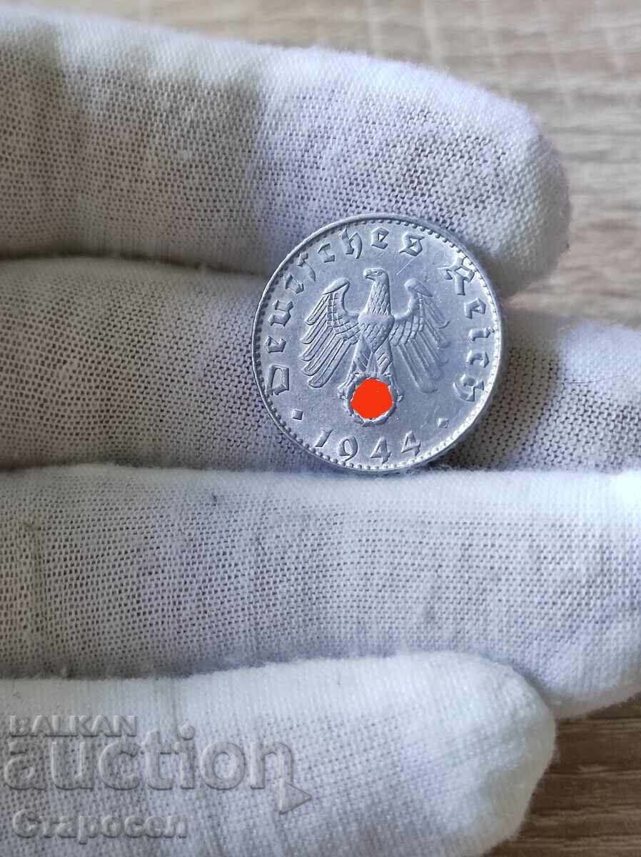 50 pfennig 1944 Germania cu preț € 25.00 | 48.90 BGN