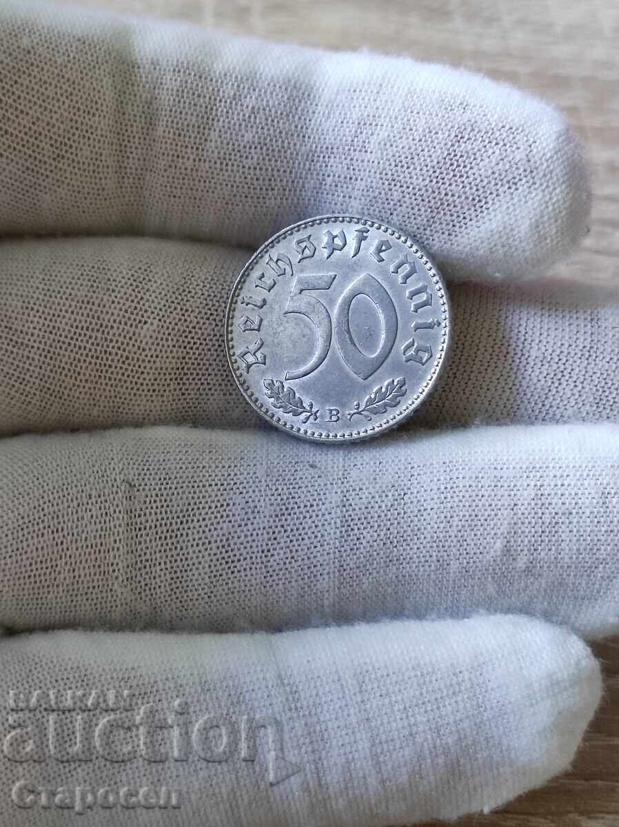 50 pfennig 1944 Germania