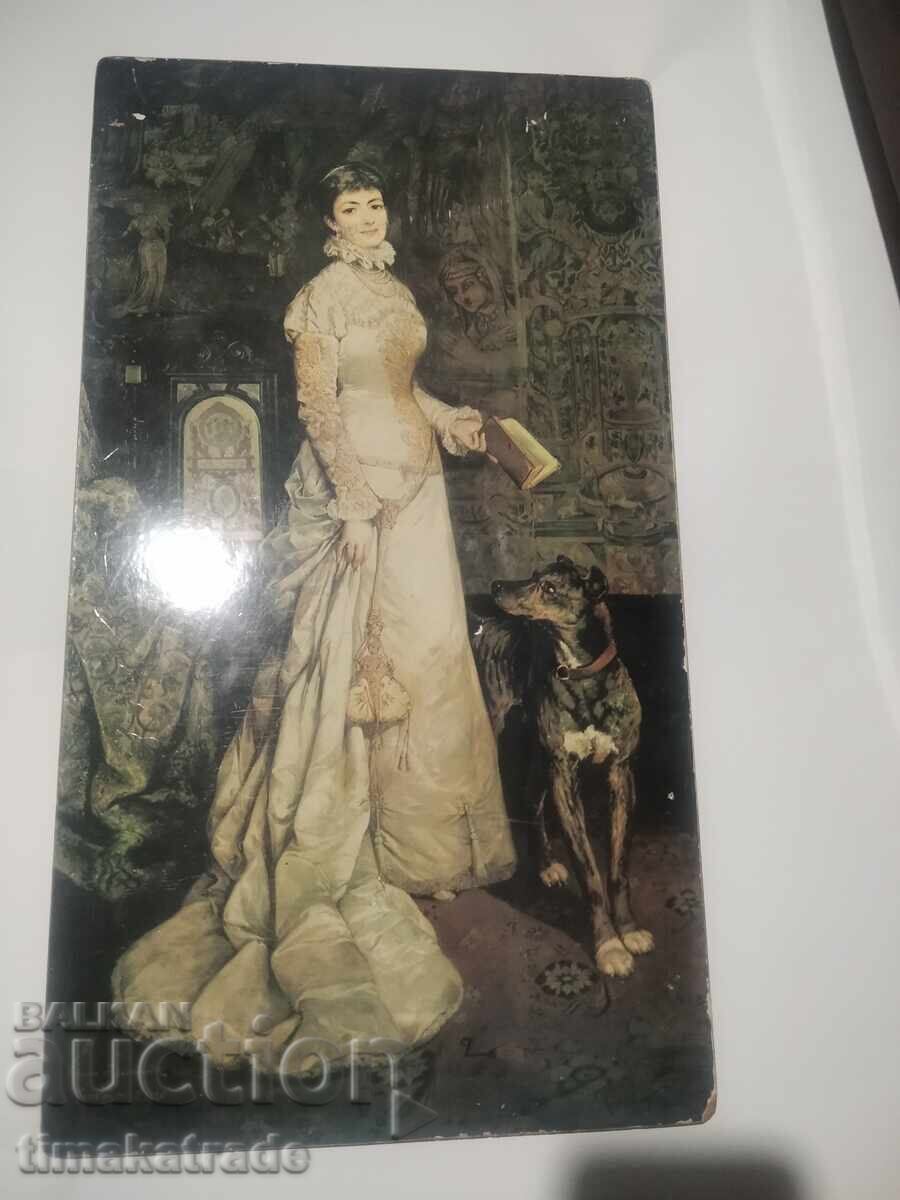 Αναπαραγωγή Πορτρέτου της Πολωνής Ηθοποιού Έλενα Μοντζεγέφσκα