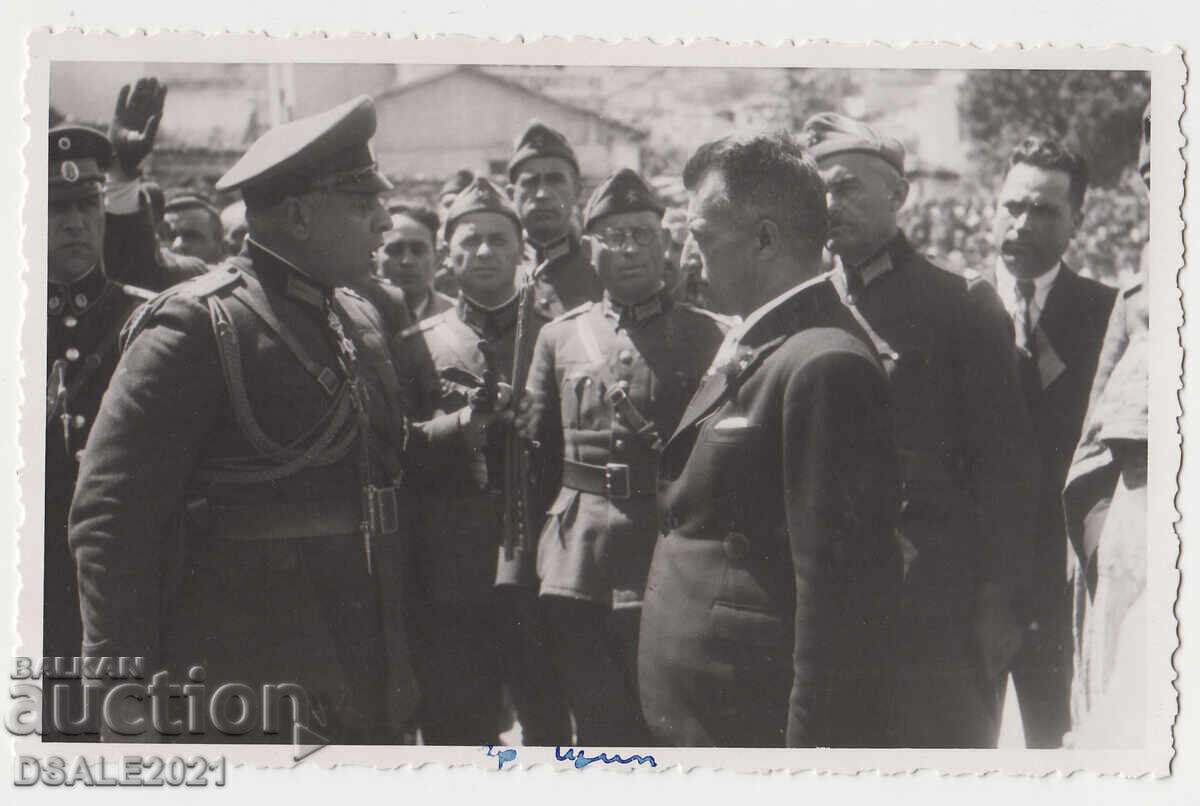 ΒΣΒ Βούλγαρος στρατηγός στην Μακεδονία ΣΤΙΠ φωτογραφία 13.5x8.5εκ