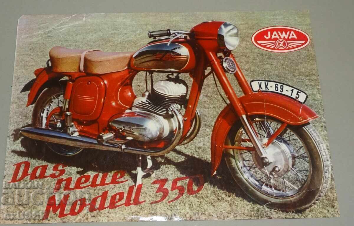 JAWA Jawa 350 advertising brochure sheet