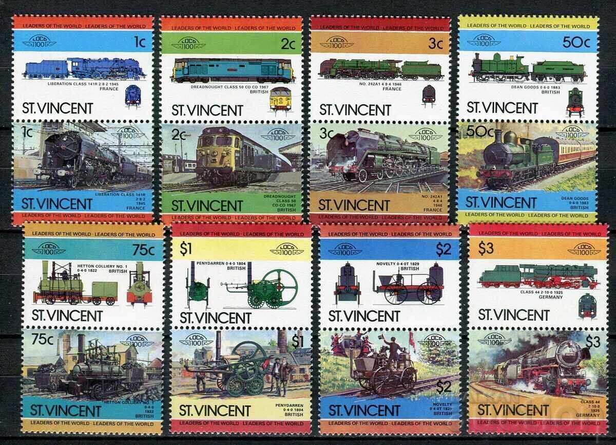 Tatăl în St. Vincent+ MnH - Locomotive [Seria completă]