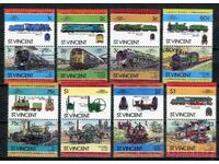 Father in St. Vincent+ MnH - Locomotives [Complete Series]
