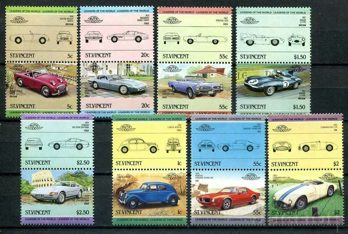 Tatăl în St. Vincent 1984-85 MnH - Mașini [ 2 serii complete ]