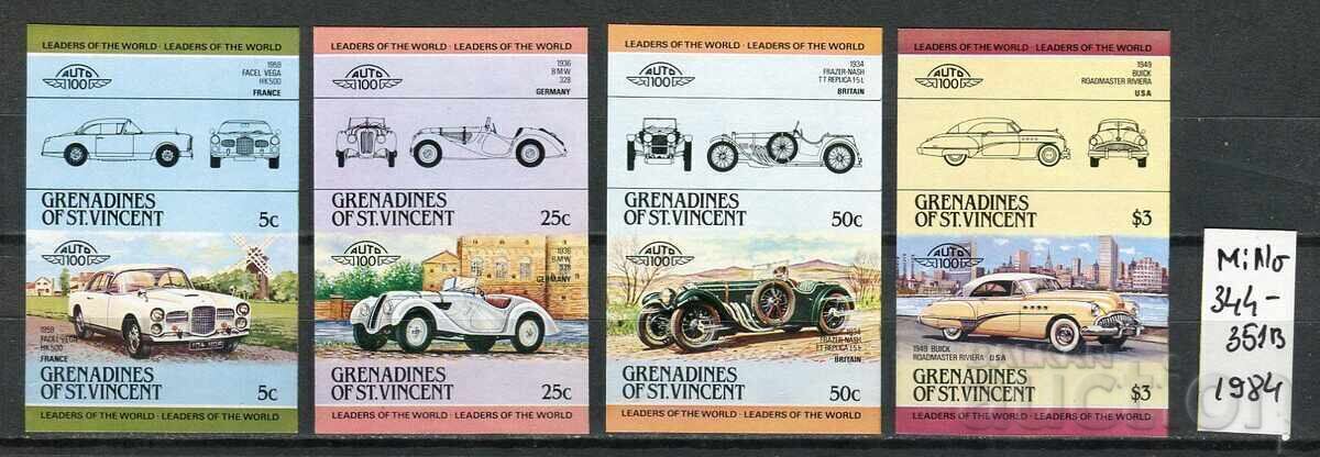 St. Vincent 1984 MnH - Cars [ complete set ]