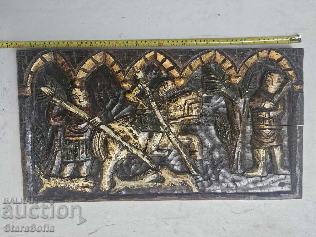 Δημοπρασία Παλιά μασίφ ξυλογλυπτική