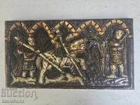 Old solid wood carving