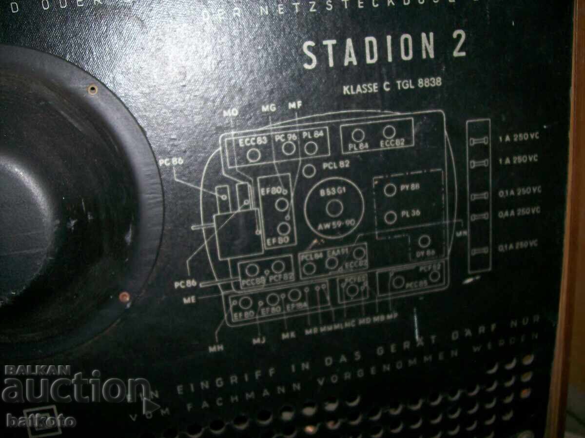 Vechi televizor german Stadion 2 din 1963 - 5 Vechi televizor german Stadion 2 din 1963 - 5