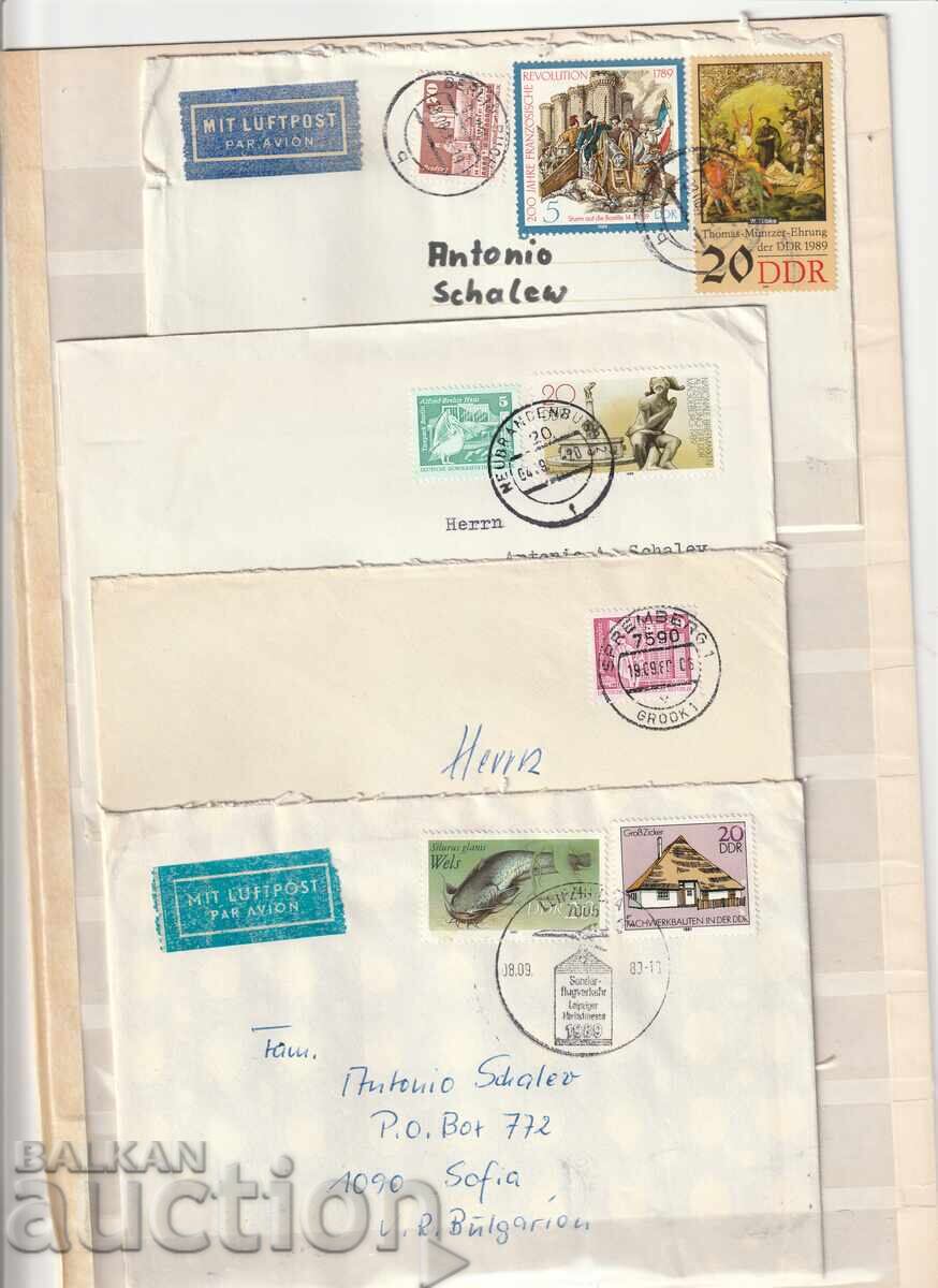 GDR P.P. traveled 4 pcs