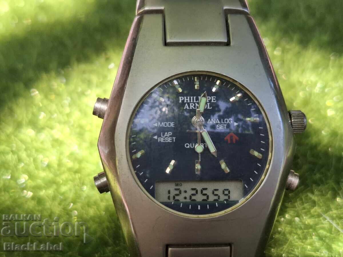 Vintage watch "Philippe Arnol" - titanium - 5