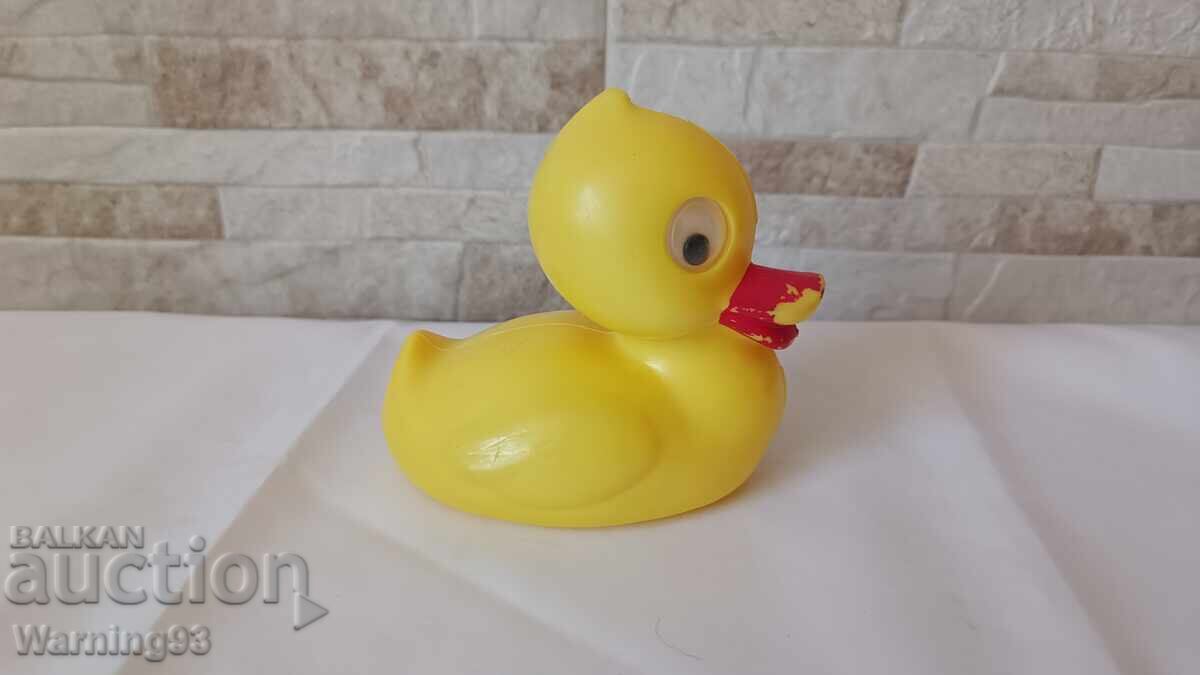 Rubber duck - a toy from the socialist era