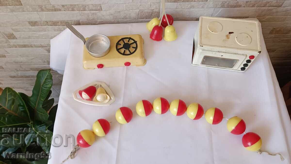 LOT of old toys from the socialist era - stove, hob, and more with price 25.00 BGN | € 12.78