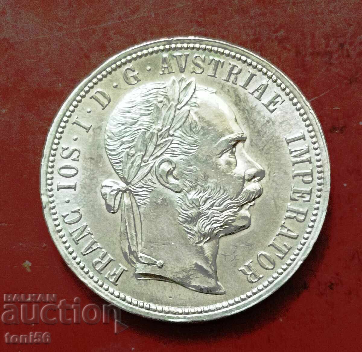 Αυστρία 1 φλορίνι 1889 UNC Αυστρία 1 φλορίνι 1889 UNC