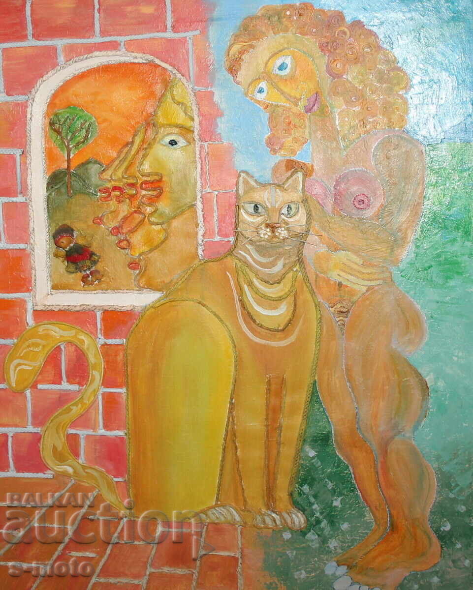 Oil painting, nude figure, signed 2011 - 5 Oil painting, nude figure, signed 2011 - 5