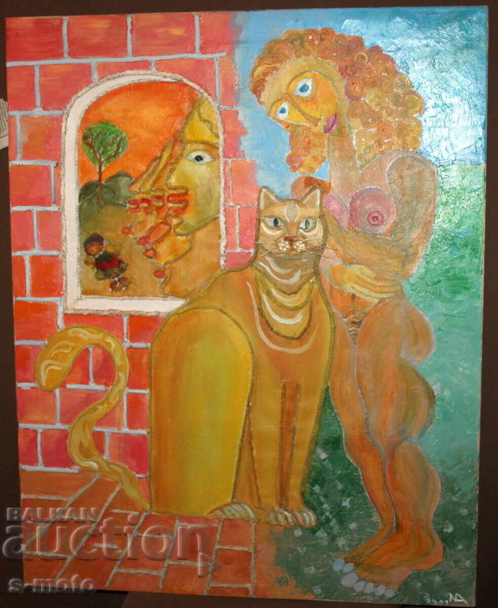 Oil painting, nude figure, signed 2011 - 6 Oil painting, nude figure, signed 2011 - 6