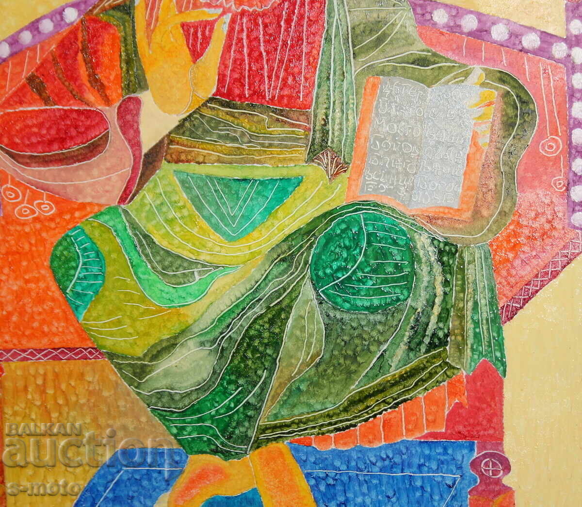 Σύγχρονος Ελαιογραφία Ιησούς Χριστός υπογεγραμμένη - 6