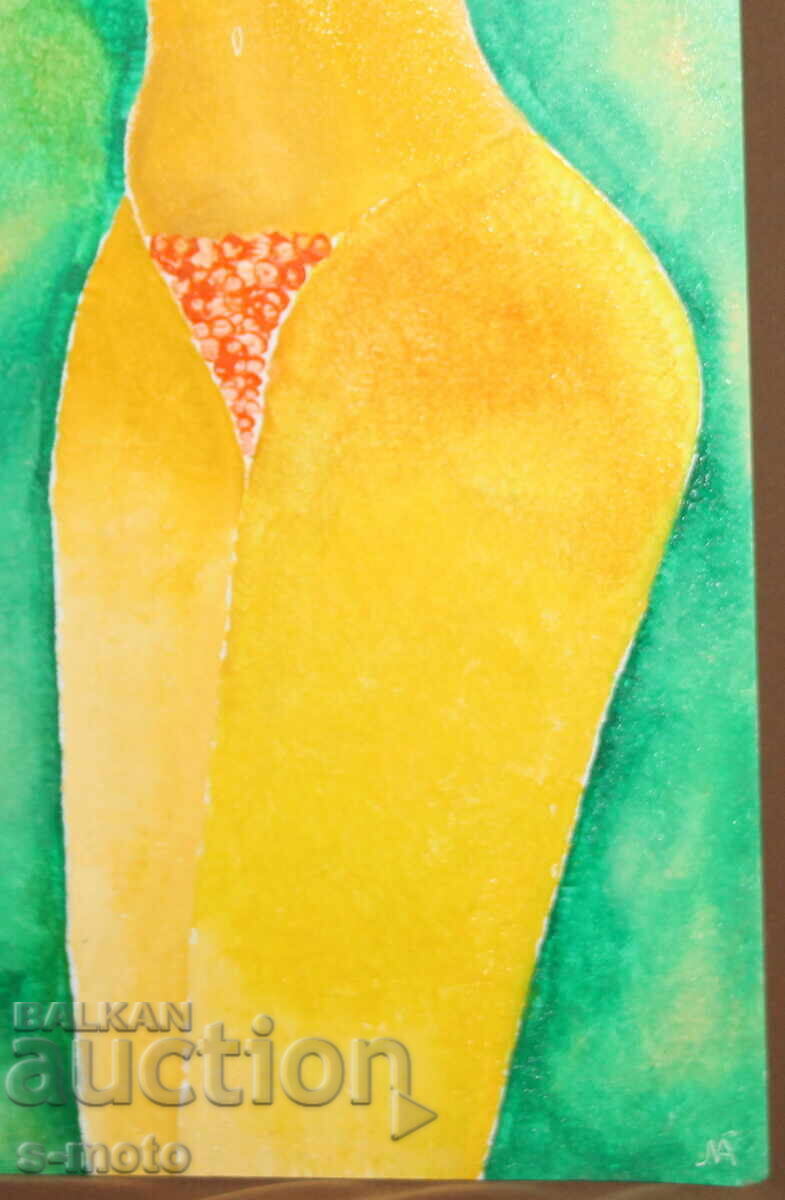 Ελαιογραφία πίνακας γυμνό σώμα φιγούρες υπογεγραμμένο με τιμή 270.00 BGN | € 138.05