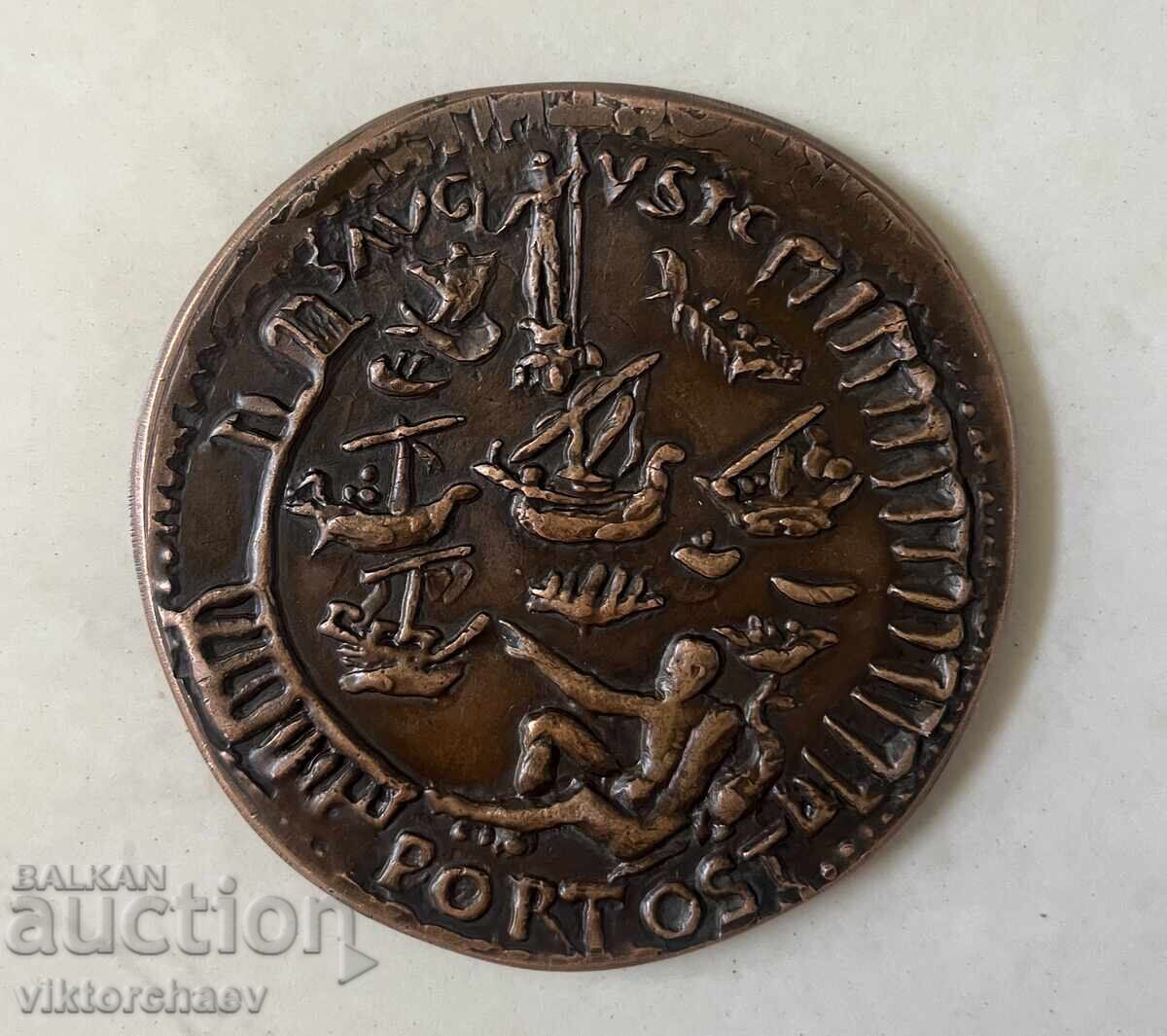 Auction Assen Peykov bronze plaque 1960 Leonardo da Vinci ROME Auction Assen Peykov bronze plaque 1960 Leonardo da Vinci ROME