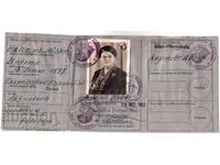 1951 CARTE DE IDENTITATE VECHE PAȘAPORT GERMANIA RFG E096