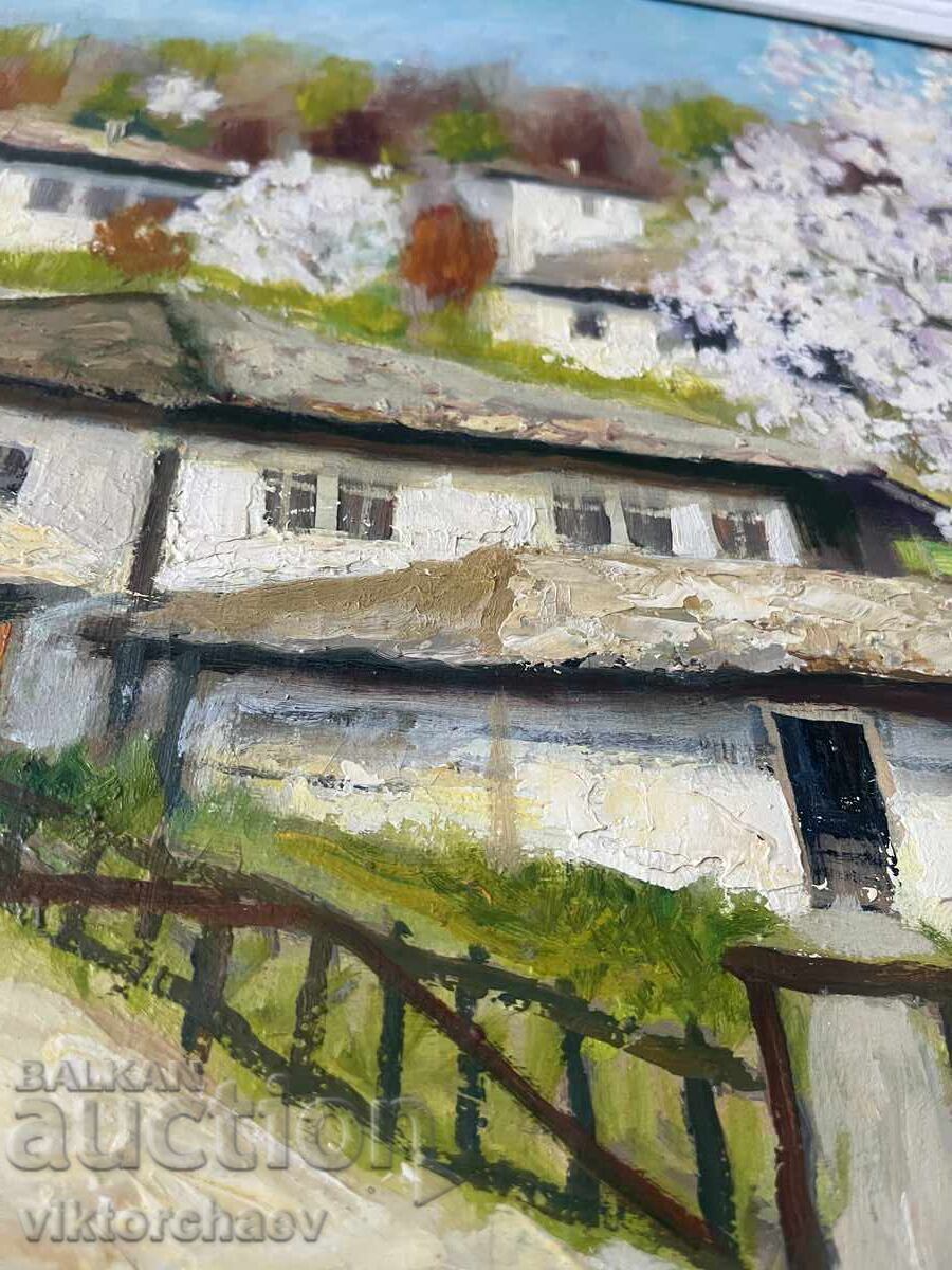 Livrarea Stoyan Shumanov tablou - “Primăvara la Bojenci” 2006 Livrarea Stoyan Shumanov tablou - “Primăvara la Bojenci” 2006