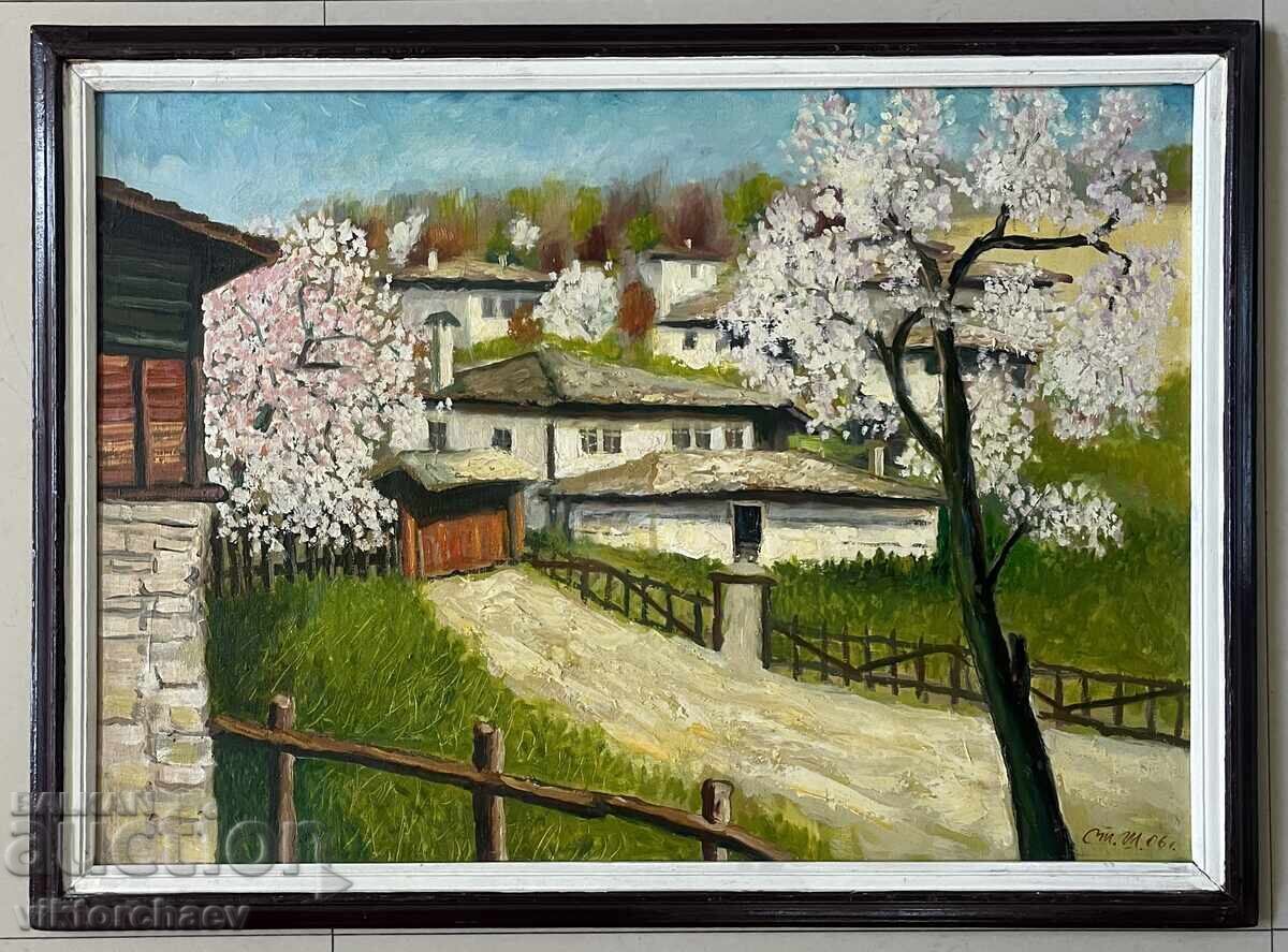 Stoyan Shumanov tablou - “Primăvara la Bojenci” 2006 Stoyan Shumanov tablou - “Primăvara la Bojenci” 2006
