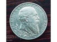 Γερμανία - Βάδη, 2 μάρκα 1902 ασήμι