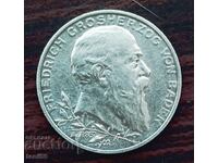 Germany - Baden, 2 Marks 1902 Silver