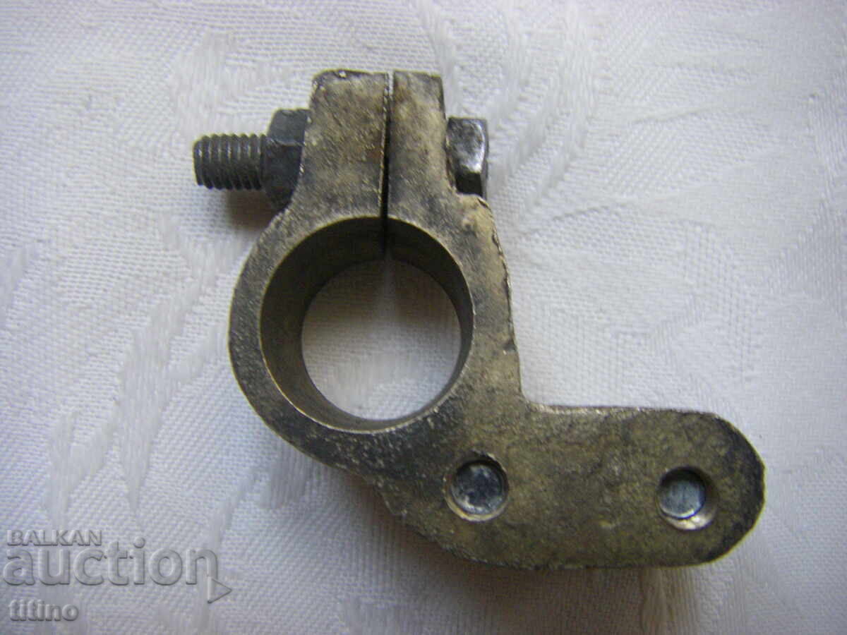 Brass battery terminal, old production with price 3.00 BGN | € 1.53 Brass battery terminal, old production with price 3.00 BGN | € 1.53