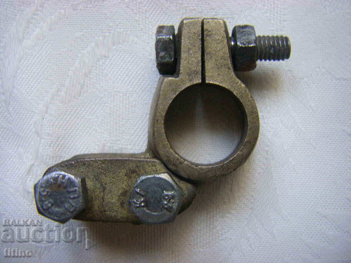 Brass battery terminal, old production Brass battery terminal, old production
